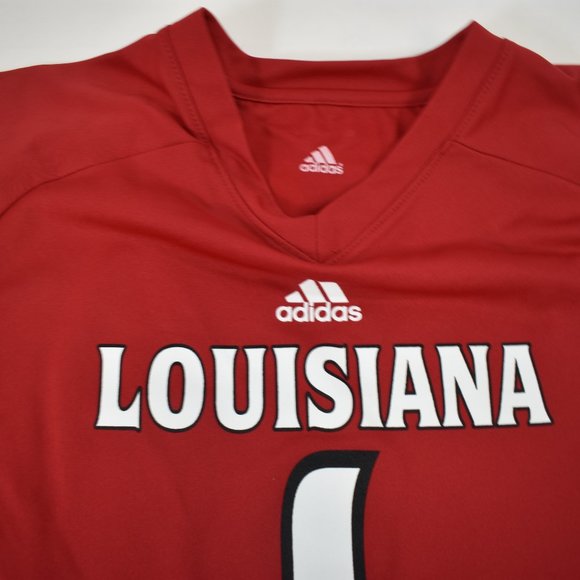 adidas Little Boys Louisiana Lafayette Ragin' Cajuns Football Jersey New 5-6 - Picture 4 of 4